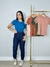 BLUSA MALHA CANELADA COM BRILHO NA MANGA - comprar online