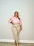 CAMISA COM FLOR BORDADA NA MANGA - comprar online