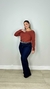 CALÇA JEANS WIDE LEG ESCURO