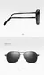 Óculos de sol com lentes polarizadas e proteção UV400