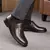 Sapato social masculino de couro estilo mocassim na internet