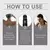 Shampoo de tintura masculina 3 em 1, ideal para cobertura de cabelos brancos ou grisalhos - comprar online