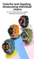 Smartwatch masculino com lanterna led 1.7 polegada - resistente à água - loja online