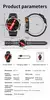 Smartwatch masculino com lanterna led 1.7 polegada - resistente à água - comprar online
