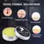 Kit completo para crescimento e cuidado da barba — óleo, bálsamo e creme com efeito cavalheiro e estilo profissional