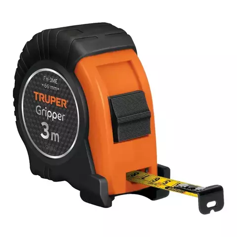 Flexómetro Gripper Truper
