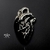 DIJE BLACK HEART x 1u - comprar online