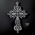 DIJE ORNAMENTAL SILVER CROSS x 1u - comprar online
