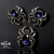 DIJE SPIDER SILVER AND BLUE x 1u - comprar online