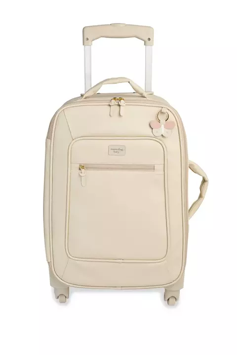 Mala de Rodinhas Borboleta - Marfim - Masterbag