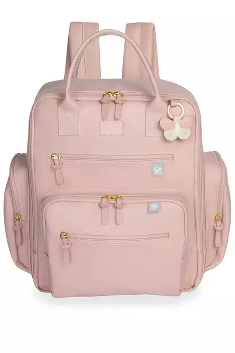 Mochila Urban Borboletas - Rosa- Masterbag