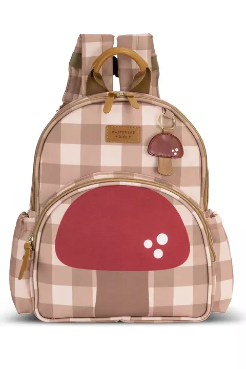 Mochila Kids Cogumelo Caramelo - Masterbag