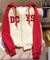 campera Roja y Beige DC YS