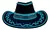Sombrero Cowboy Jack NEÓN - FunGroup Cotillón