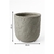 VASO TEXTURIZADO CINZA M na internet