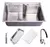 Bacha Cocina Sobremesada Aqua Canasto Dispenser Giferia - comprar online