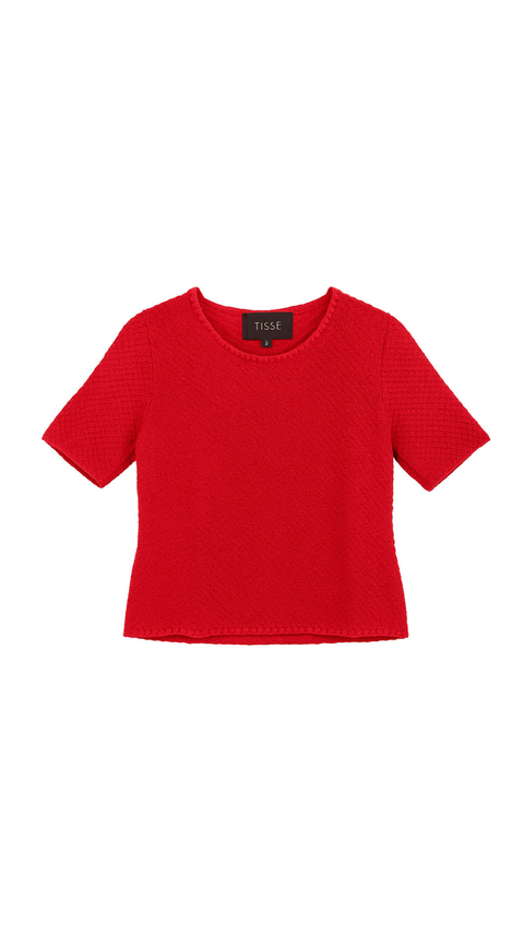 Blusa Tricô Cora - Vermelho
