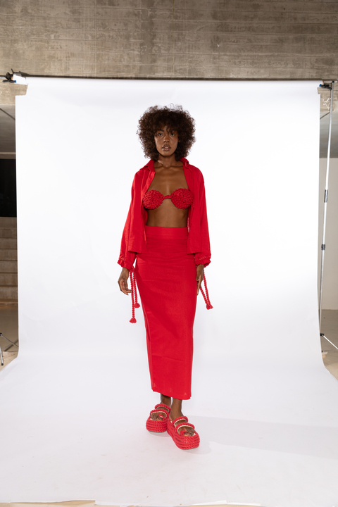 Saia Areia - Vermelho