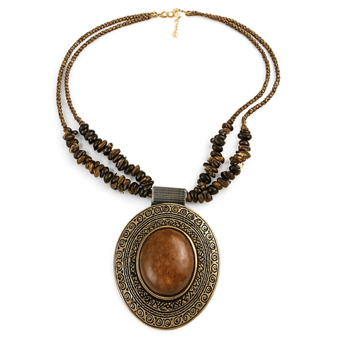 Colar Medalha - Ouro Velho