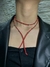 Choker VELVET RED - tienda online