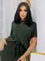 Vendedor Indicado conjunto cropped alongado despojado feminino + saia midi com fenda frontal moletinho para trabalho ou passeio - MAG