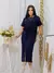 Vendedor Indicado conjunto cropped alongado despojado feminino + saia midi com fenda frontal moletinho para trabalho ou passeio na internet