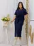 Vendedor Indicado conjunto cropped alongado despojado feminino + saia midi com fenda frontal moletinho para trabalho ou passeio