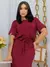 Vendedor Indicado conjunto cropped alongado despojado feminino + saia midi com fenda frontal moletinho para trabalho ou passeio - comprar online