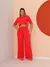 conjunto de blusa com manga curto e calça pantalona de alfaiataria C606 na internet