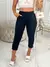 CALÇA CAPRI FEMININA JACQUARD LINHO COM BOLSO E BOTAO.