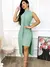 VESTIDO TUBINHO FEMININO MIDI COM CAPA - MAG