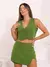 Imagem do YING ZI Conjunto Feminino Cropped e Short Saia Social Alfaiataria Forêt Mode