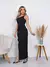 Vestido mídi com fenda - comprar online