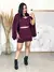 Imagem do Conjunto Blazer Shorts Saia e Cropped PRETO-BRANCO