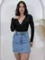 Body Feminino Manga Longa Bojo Frente Transpassada Marquezine - comprar online