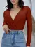Body Feminino Manga Longa Bojo Frente Transpassada Marquezine - loja online