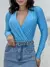 Body Feminino Manga Longa Bojo Frente Transpassada Marquezine