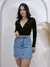 Body Feminino Manga Longa Bojo Frente Transpassada Marquezine - comprar online