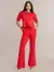 CONJUNTO MOLETINHO PANTALONA COM BLUSA MULLET