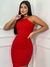 Vestido Feminino Curtinho de Amarrar Vazado nas Laterais