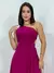 Vestido Longo Feminino Festa Soltinho Ombro Só Fenda Lateral