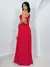 Vestido Longo Feminino Festa Soltinho Ombro Só Fenda Lateral - comprar online