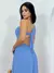 Vestido Longo Feminino Festa Soltinho Ombro Só Fenda Lateral - comprar online