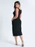 Conjunto Feminino Cropped e Saia Midi Malha Crepe