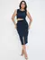 Conjunto Feminino Cropped e Saia Midi Malha Crepe - loja online