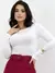 Blusa Manga Longa Gola O Básica Casual T-shirt - MAG