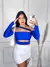 Cropped top cropt blusinha feminino collant malha manga longa - MAG
