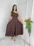 Vendedor IndicadoVestido midi luxo lisa duna linho com laço um ombro - comprar online