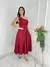 Vendedor IndicadoVestido midi luxo lisa duna linho com laço um ombro