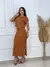 Conjunto Feminino Blusa Cropped e Saia - comprar online
